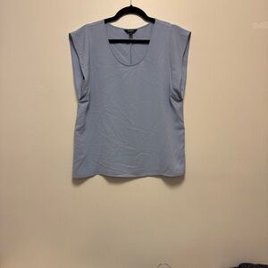 Express Light Blue Sleeveless Blouse